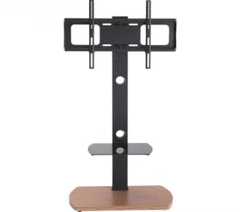 TTAP FS-1-OAK 1232mm TV Stand with Bracket - Black & Oak, Black