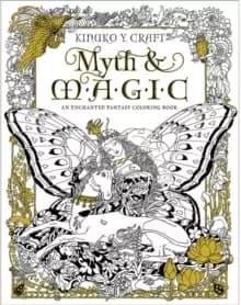 Myth & Magic - Coloring Book : An Enchanted Fantasy Coloring Book