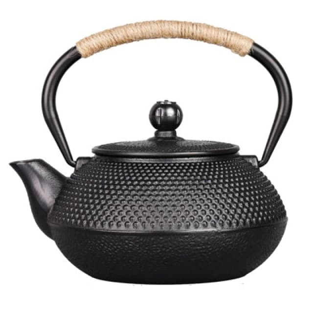 Gr8 Home Black 800Ml Stovetop Tetsubin Teapot Japanese Style Cast Iron Kettle Tea Pot