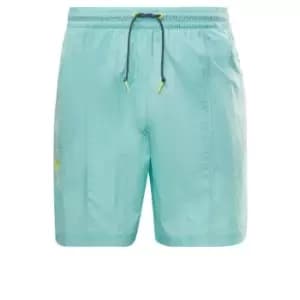Reebok Les Mills Lightweight Woven Shorts Mens - Semi Classic Teal