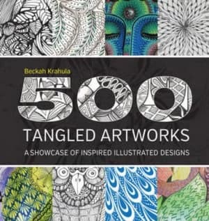 500 Tangled Artworks by Beckah Krahula Paperback