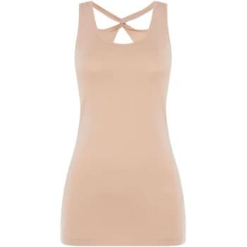 Label Lab Rhea twist back vest - Blush