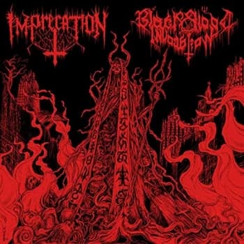 Imprecation / Black Blood Invocation - Diabolical Flames of the Ascended Plague Vinyl