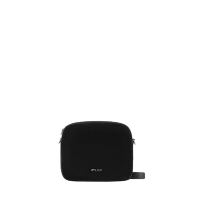 Ryłko Leather and suede womens handbag Ryłko Noir Female TU