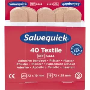 Refill for SALVEQUICK, 6 packs of elastic plasters, 40 each, pack of 6