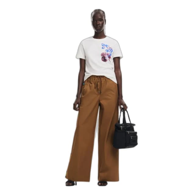 Desigual Womens T-Shirt Desigual Lacroix Blanc Female XL