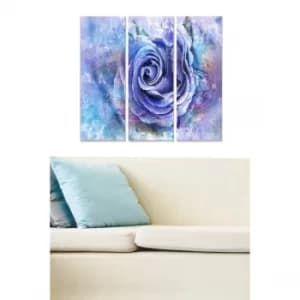 MDF3370054 Multicolor Decorative MDF Painting (3 Pieces)