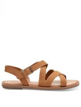 Toms Sicily Flat Sandal - Natural, Size 7, Women