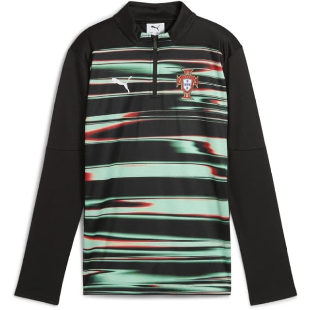 Puma FPF PreM 1/4Zp Blue/White unisex 5-6 Yrs