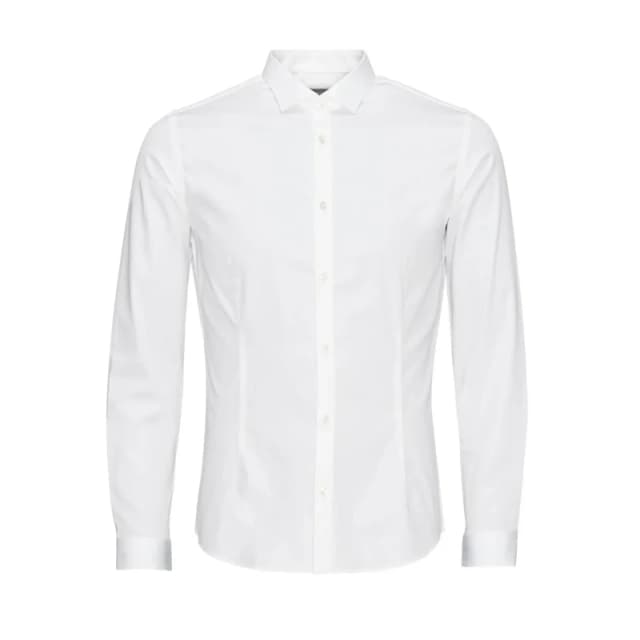 jack & jones Jjprparma Cotton Shirt in Super Slim Fit White Men XL;XXL
