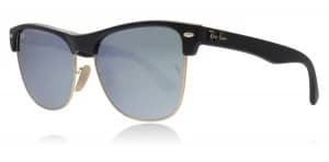 Ray-Ban Oversized Sunglasses Demi Shiny Black 877/30 57mm