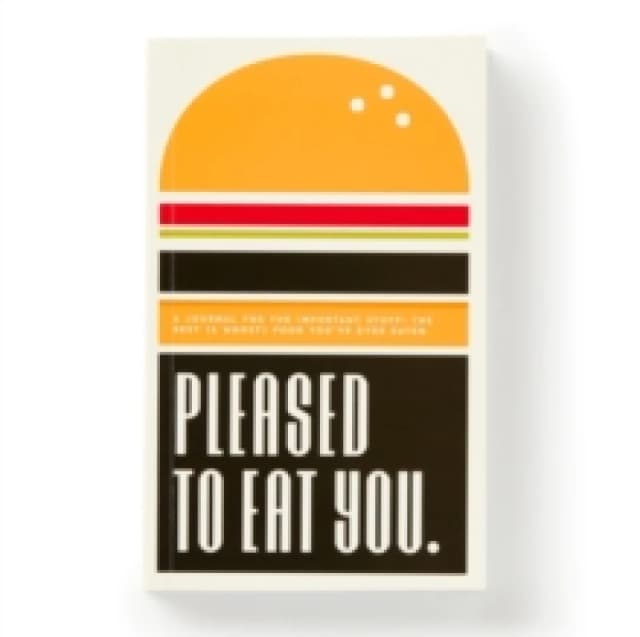 Pleased to Eat You Food Journal. Diary or journal. By Brass Monkey, Galison Books