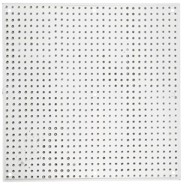 Creotime Transparent Square Bead Plate - 14 5x14 5cm Square-753011