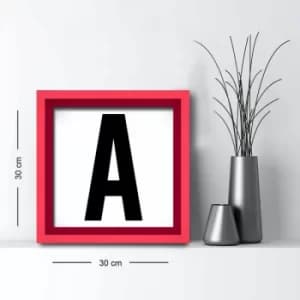 3030AHS-074k Multicolor Decorative Framed MDF Painting