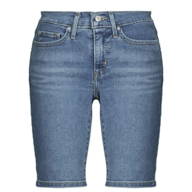 Levis SHAPING BERMUDA womens Shorts in Blue