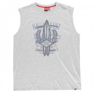 D555 Aloha Sleeveless T Shirt Mens - Off White Ma