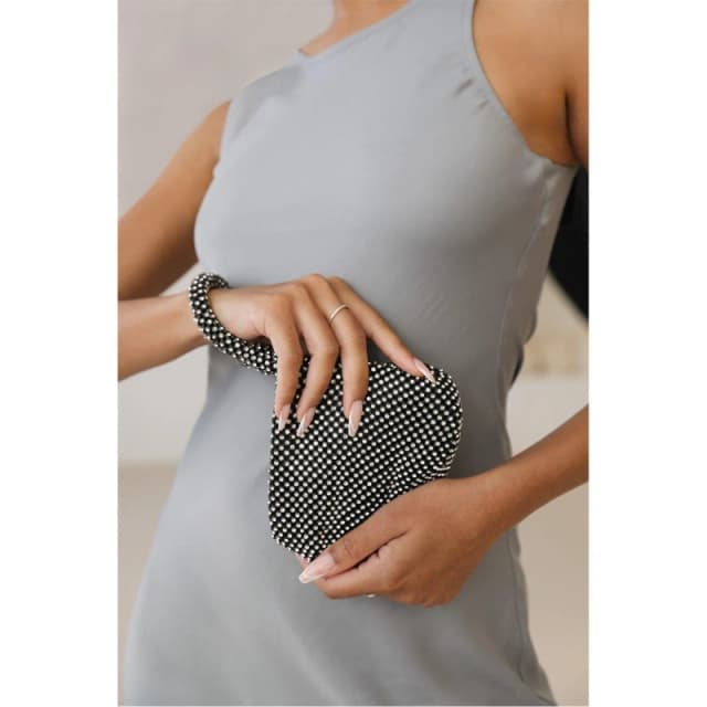 Wheres That From Mini Chainmail Pouch Bag Black female One Size