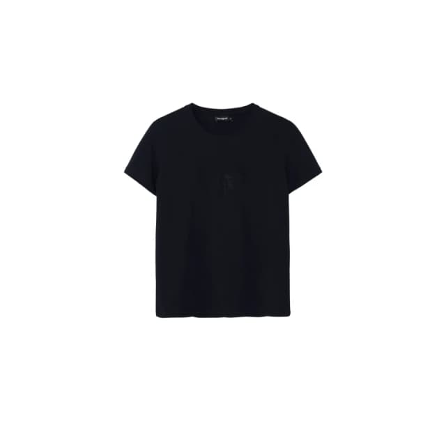 Desigual Womens T-Shirt Desigual Daisy Noir Female M