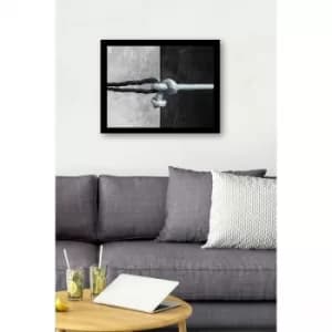 SC0947 Multicolor Decorative Framed MDF Painting