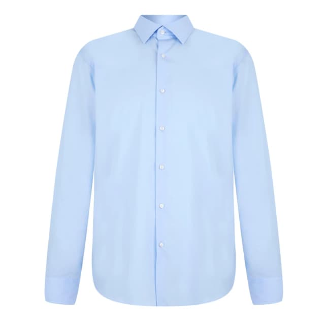 Boss Mens H-JOE-Kent Shirt, Impeccable Tailoring Pas Blue 452 male 15.7 inch
