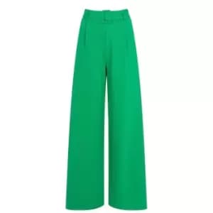 I Saw It First Belted Trouser - Green