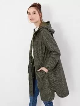Joules Waybridge Waterproof Packable Raincoat - Green, Size 10, Women