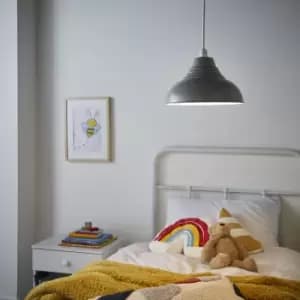 Glow Lucia Grey Dome Lamp Shade (D)30Cm