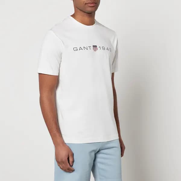 GANT Graphic Cotton-Blend T-Shirt - M