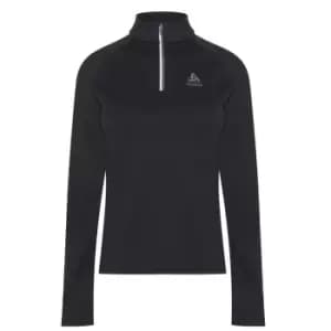 Odlo Half Zip Fleece Top - Black