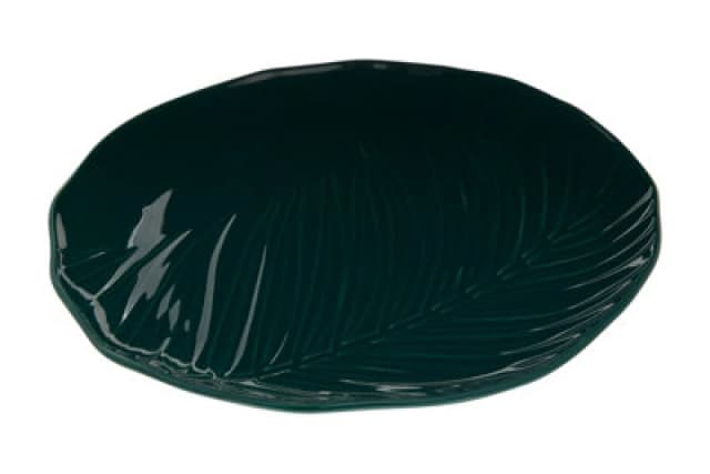 Premier Housewares Bali Dark Green Dinner Plate Green