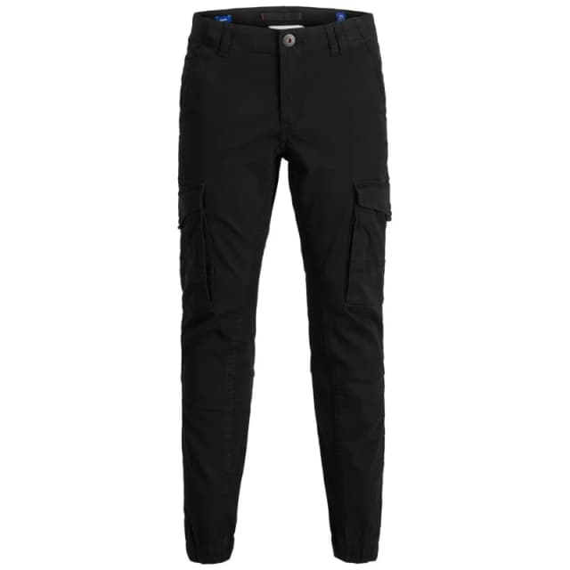 JACK & JONES JUNIOR Cargo Trousers Black Baby 11Y (144CM);10Y (138CM);12Y (150CM);13Y (153CM);14Y (162CM);15Y (168CM);16Y (174CM)