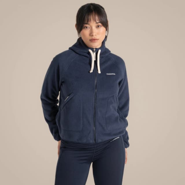 Craghoppers Womens Crag Grainne Full-Zip Fleece Blue Navy female 8 (XS)