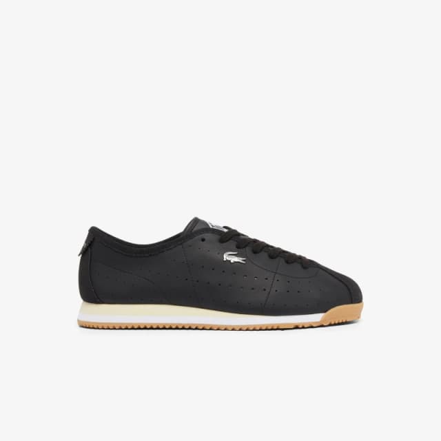 Lacoste Club-Low Leather Trainers Black male UK 10.5
