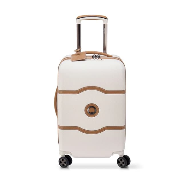 Delsey Trolley cabin suitcase 4 double wheels Delsey Chatelet Air 2.0 55cm Blanc Unisex TU