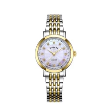 Rotary LB05421-41-D Womens Windsor Diamond Two Tone Bracel Colour - Gold