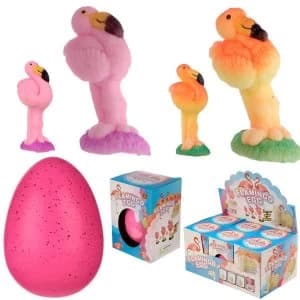 Large Hatching (Pack Of 6) Flamingo Egg