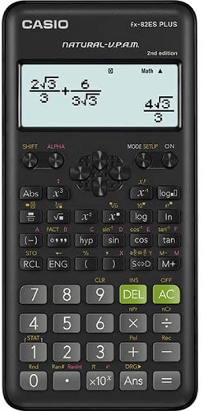 Casio FX-82ES PLUS-2 calculator Pocket Scientific Black