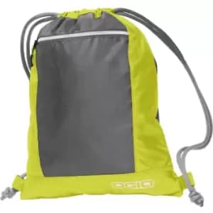 Endurance Pulse Drawstring Pack Bag (One Size) (Sulfer/ Black) - Ogio