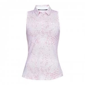 Urban Armor Gear Zing Sleeveless Novelty Polo Shirt Ladies - White