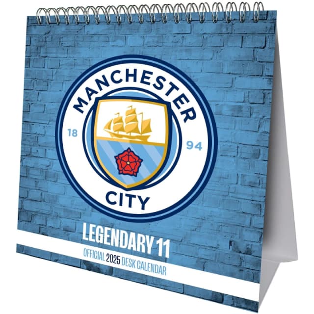 Grange Manchester City Desk Calendar - White White One Size