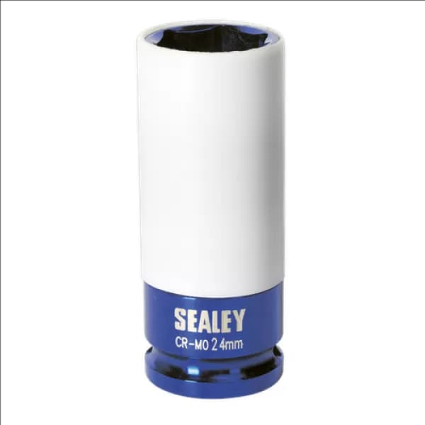 Genuine SEALEY SX03024 Alloy Wheel Impact Socket 24mm 1/2Sq Drive