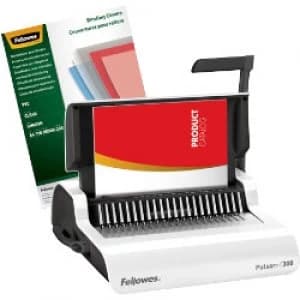 Fellowes Binding Machine Pulsar 100 Clear Binding Covers Free
