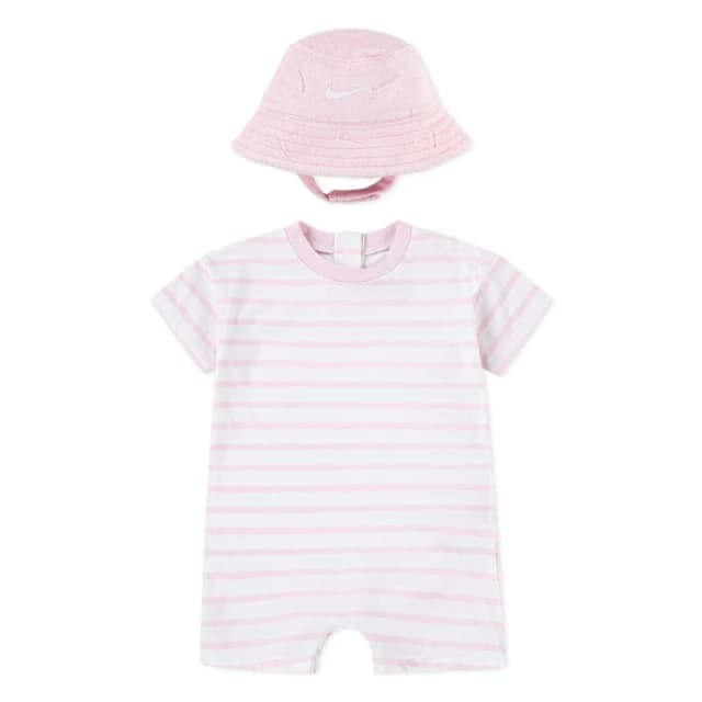 Nike Twl Terry Rompe Pink Foam unisex 0-6 Mnth