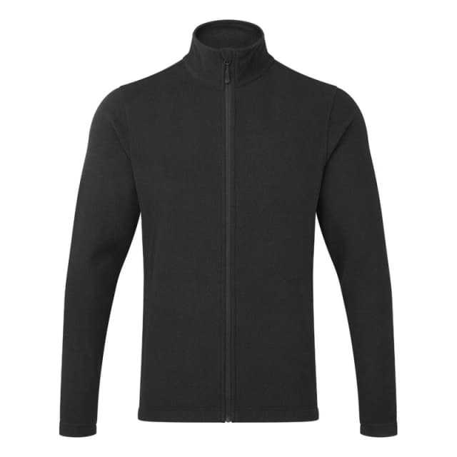 Premier Premier Men Recyclight Full Zip Fleece Jacket in Black Size: Small Black S Male 5063425889884