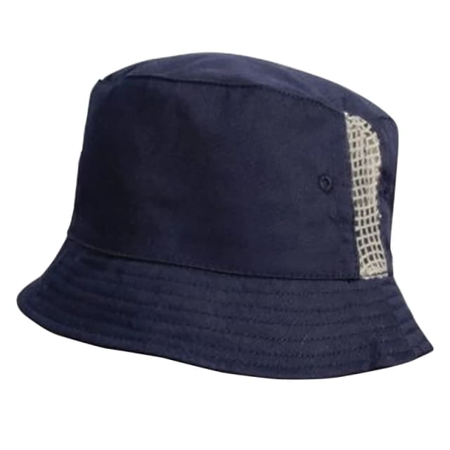 Result Result Men Headwear Cotton Drill Bucket Hat in Navy Navy One Size Male 5054752194079