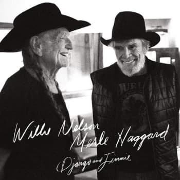 Willie Nelson, Merle Haggard - Django And Jimmie Limited Edition Black & Silver Marbled Vinyl