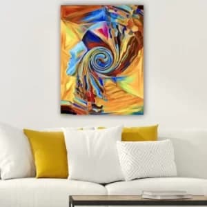 412658080_70100 Multicolor Decorative Canvas Painting