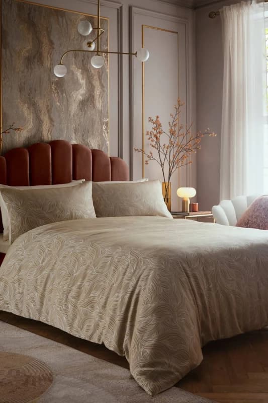 Laurence Llewelyn-Bowen Venus Grace Duvet Cover Bedding Set Natural