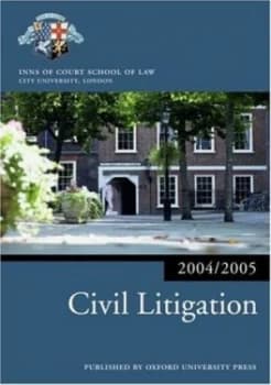 Civil Litigation by Inns of Court School of Law Paperback