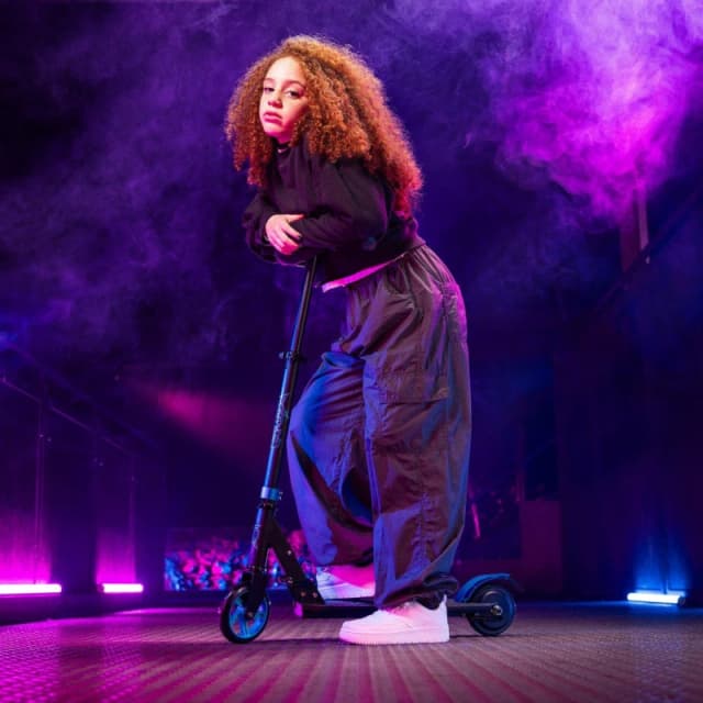 DS Xootz Enigma Foldable Electric Scooter for Kids - Blue